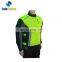 High visibility good reflective exercise sport safety vest for man