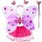 cheap angel wings 4pc set pink butterfly wings