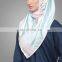 Elegant Muslim Accessory Women Digital Printed Square Tudung Silk Scarf Or Shawl