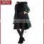 Faux Fur Hood Ladies Long Coat Design Women Coat