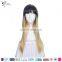 Styler Brand two tone color long cosplay wig cheap fashion fiber machine to make synthetic hair