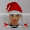 Hot selling Girl Non woven fabric Christmas Santa Claus hat with braids for women Female