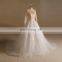 Gorgeous Special Lace Sweetheart Long Sleeve Wedding Gown With Long Train Lace up