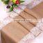 linen dinner table runner for wedding banquet decoration