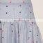 TWOTWINSTYLE Polka Dot High Waist Hit Color A Line Ruched Casual Skirt For Women 2020