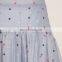 TWOTWINSTYLE Polka Dot High Waist Hit Color A Line Ruched Casual Skirt For Women 2020