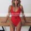 Buckle  white bodysuit Push up sexy bikini 2019 High cut one piece swimsuit female monokini Padded swimwear New bathing suit
