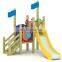 Wooden train slides for kids,Factory direct sale small slide