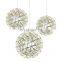 Modern Sparkling LED Stainless Steel Lighting Spark Ball Chandelier Pendant Lamp