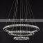 2018 New Design Modern Luxury Crystal Chandelier lights with K9 Crystals ring
