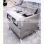 Commercial fast food restaurant automatic double basket lpg gas deep fryer