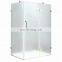 Hotel projcet 12mm tempered frosted glass bathroom shower glass door prices