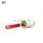 BT1024 butterfly type PN25 safe brass water ball valve 1/2 inch 1/4"-4" for gas , water