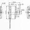 D2207 7.4v Model Brushless Motor for Unmanned Four Axial Tracker Motor Unmanned Wheel Helical Turbine Accessories