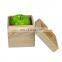 wholesale customized pine handmade cheap small square gift wooden box