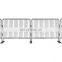 Heavy duty galvanised traffic road safety pedestrian crowd control barriers