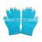 Warm Acrylic Winter  Warm colorful customized Finger Touch Screen Glove for men and women