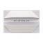 Customize logo printing white rigid folding magnetic flap clothing packaging gift box with ribbon