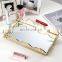 Mirror Tray Nordic Modern Perfume Vanity Home Decor Round Jewelry Glass Luxury Gold Metal Acrylic Serving Decorative Mirror Tray