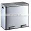 Household Accessories kitchen compartment stainless steel recycle bins