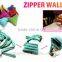 DIY Zipper bag made from a single zipper/zipper wallet