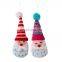 Christmas Tree Decoration Knitted Hat Faceless Forest Santa Doll Pendant Xmas Gift Navidad 2023 Christmas Decoration for Home