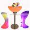 Rgb Colors Glowing Party Nightclub Sofas Bar Tables Outdoor Furniture pe Plastic Led Bar Table