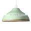 Wholesale Blue Spun Bamboo Lampshade High QUality Coiled Bamboo Pendant Light Manufacture in Vietnam