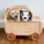 Hot Sale Rattan Toys Storage Wicker Car Sustainable Natural Children Toy  Kid's Doll Toy Vietnam Manufacturer