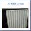 Air filter screen primary effect plate air filter