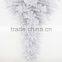 Caucasia Tinsel Pine Made White Special Flocked Christmas tree/snowing christmas tree with pine needles and snowflake