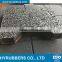 Rubber garage floor tiles interlock dog bone type