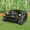 remote brush cutter, China remote control tracked mower price, robot lawn mower for hills for sale