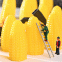 Factory supply high quality chewy big corn flavor soft candy