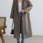 Double-sided cashmere coat for women in long style, 2025new model, high-end feeling, over-knee loose woolen tweed coat for women