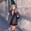 Neue Herbst- und Wintermode: Frauenlose bequeme und vielseitige beidseitige Jacke