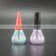 Free Samples! Wholesale 3ml ~15ml empty customed glass nail polish bottle with brush and cap