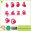 Cute Identifies Party Dedicated Strip Silicone Suction Cup Glass Wine Charms