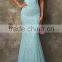 2016 new design with hand made Crocheted high quality Elegant Lace Mermaid Evening Dress