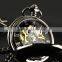 Black Skeleton Pocket Watch WP118