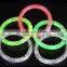 lot LED bracelet light up flashing Glowing bracelet Blinking Crystal Party Novelty kids toys Disco Christmas Gift Lights