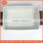 ceramic big rectangle bowl cheesecake cake pan, porcelain rectangular baking bowl,Cheese pan, restaurant four round soup bowl