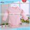 PF-MS-118 100% cotton infant baby long sleeve bodysuit