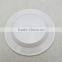 modern red line design print 10" round restaurant serving dishes