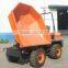 3ton site truck dumper rotary bucket,1.5cbm capacity