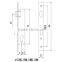 Easy instal high security anti-theft roll up door lock