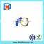 SC/UPC Single mode 12 color 12 fiber 1.5m blue connector flat fan out fiber optic pigtail
