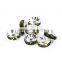 Silver Plated Olivine Color #228 Rhinestone Jewelry Rondelle Spacer Beads Variation Color and Size 4mm/6mm/8mm/10mm
