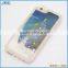 Newest Transparent TPU 3D Moving Quicksand Snow Case For iPhone 6S