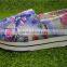The new color printing high bottom ladies casual shoes